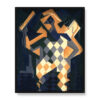 Juan Gris Arlekin z skrzypcami 40×50 w RAMIE