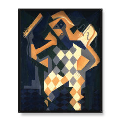 Juan Gris Arlekin z skrzypcami 40×50