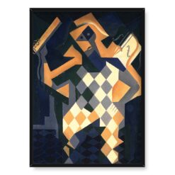 Juan Gris Arlekin z skrzypcami 50×70