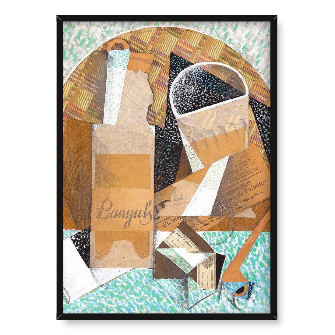 Juan Gris Butelka Banyuls 50x70