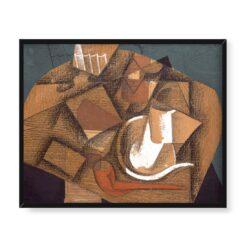 Juan Gris Filiżanka i fajka 50×40