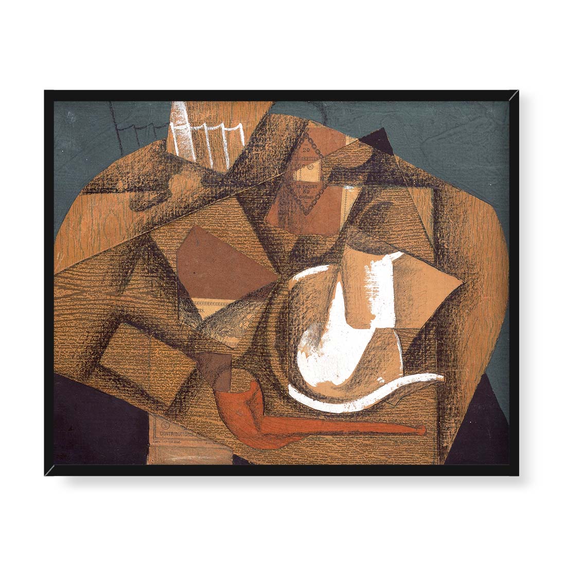 Juan Gris Filiżanka i fajka 50x40