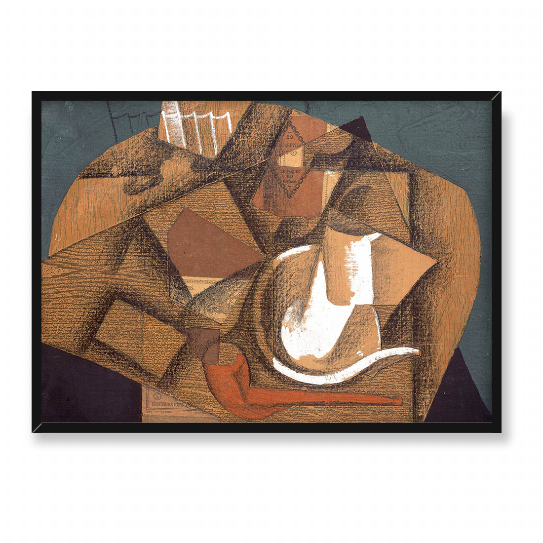 Juan Gris Filiżanka i fajka 70x50