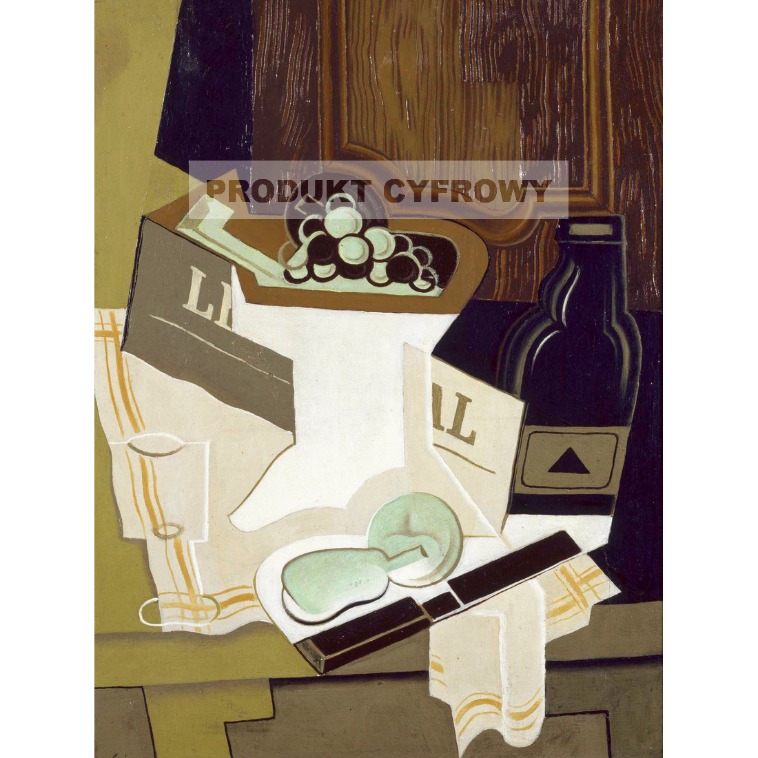 Juan Gris Martwa natura przed szafką — produkt cyfrowy do pobrania
