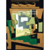Juan Gris Martwa natura z butelką Bordeaux 1919 — produkt cyfrowy do pobrania Juan Gris Martwa natura z butelką Bordeaux 1919 — produkt cyfrowy do pobrania