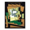 Juan Gris Martwa natura z butelką Bordeaux 1919 30×40 Juan Gris Martwa natura z butelką Bordeaux 1919 30×40