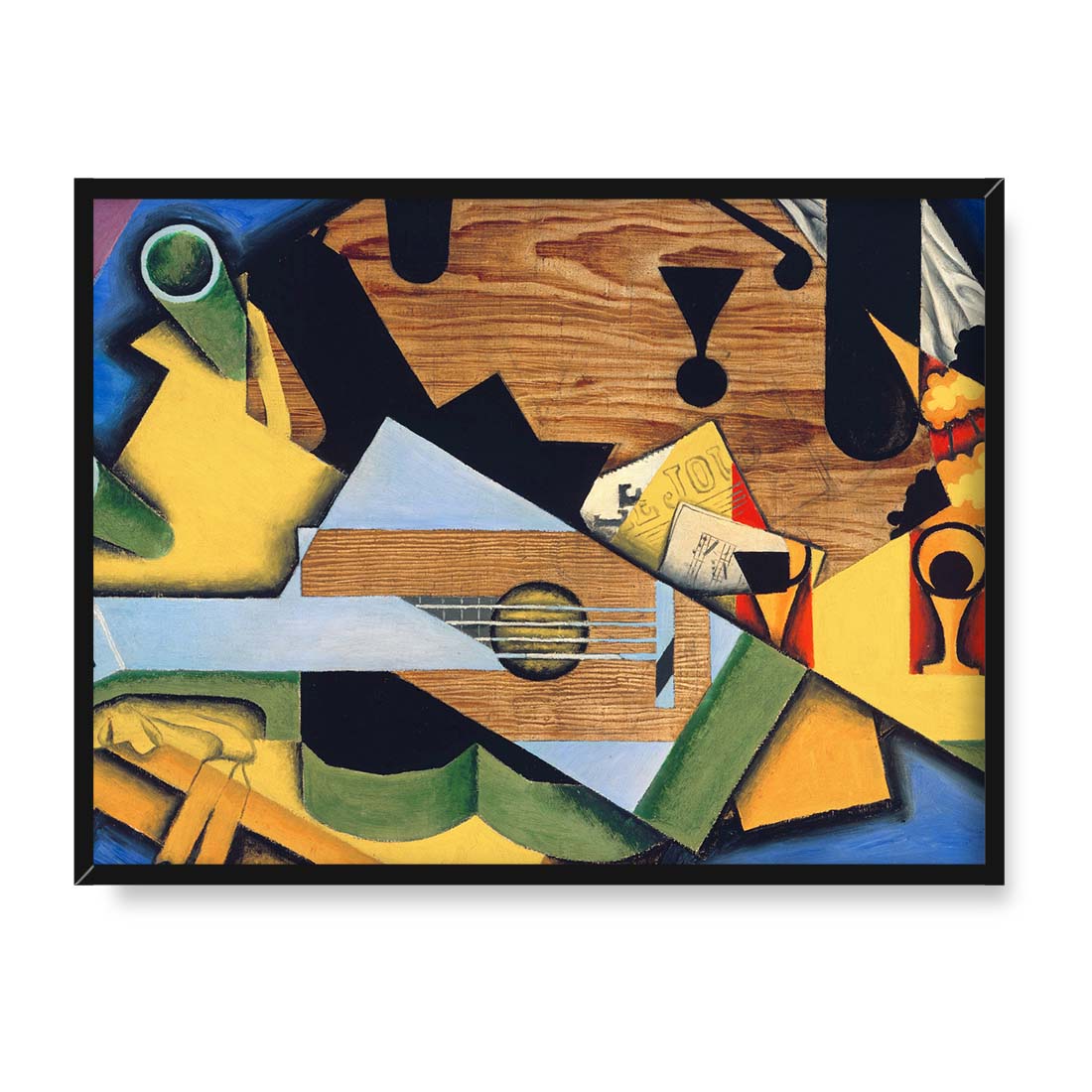 Juan Gris Martwa natura z gitarą 40x30 w RAMIE