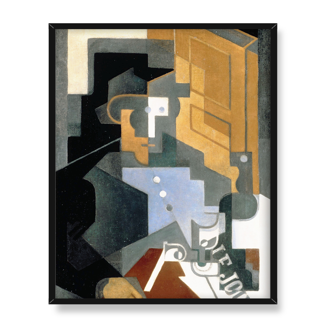 Juan Gris Mężczyzna z Touraine 40x50