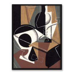 Juan Gris Młynek do kawy i butelka 30×40