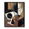 Juan Gris Młynek do kawy i butelka 40×50 w RAMIE Juan Gris Młynek do kawy i butelka 40×50 w RAMIE