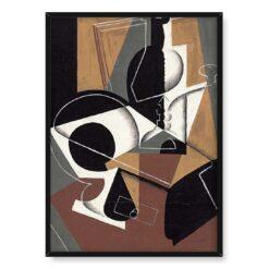 Juan Gris Młynek do kawy i butelka 50×70
