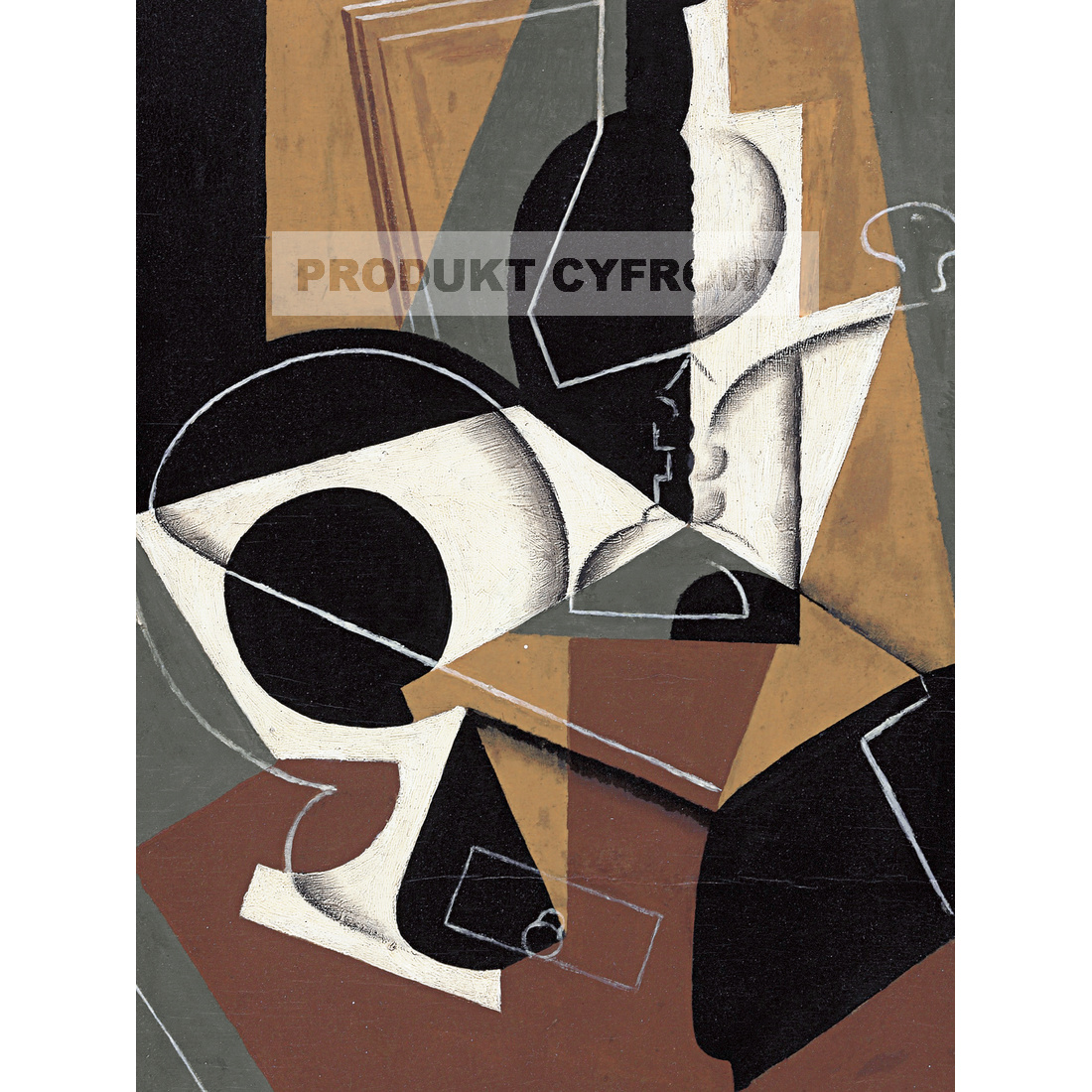 Juan Gris Młynek do kawy i butelka — produkt cyfrowy do pobrania