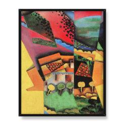 Juan Gris Pejzaż w Ceret 40×50