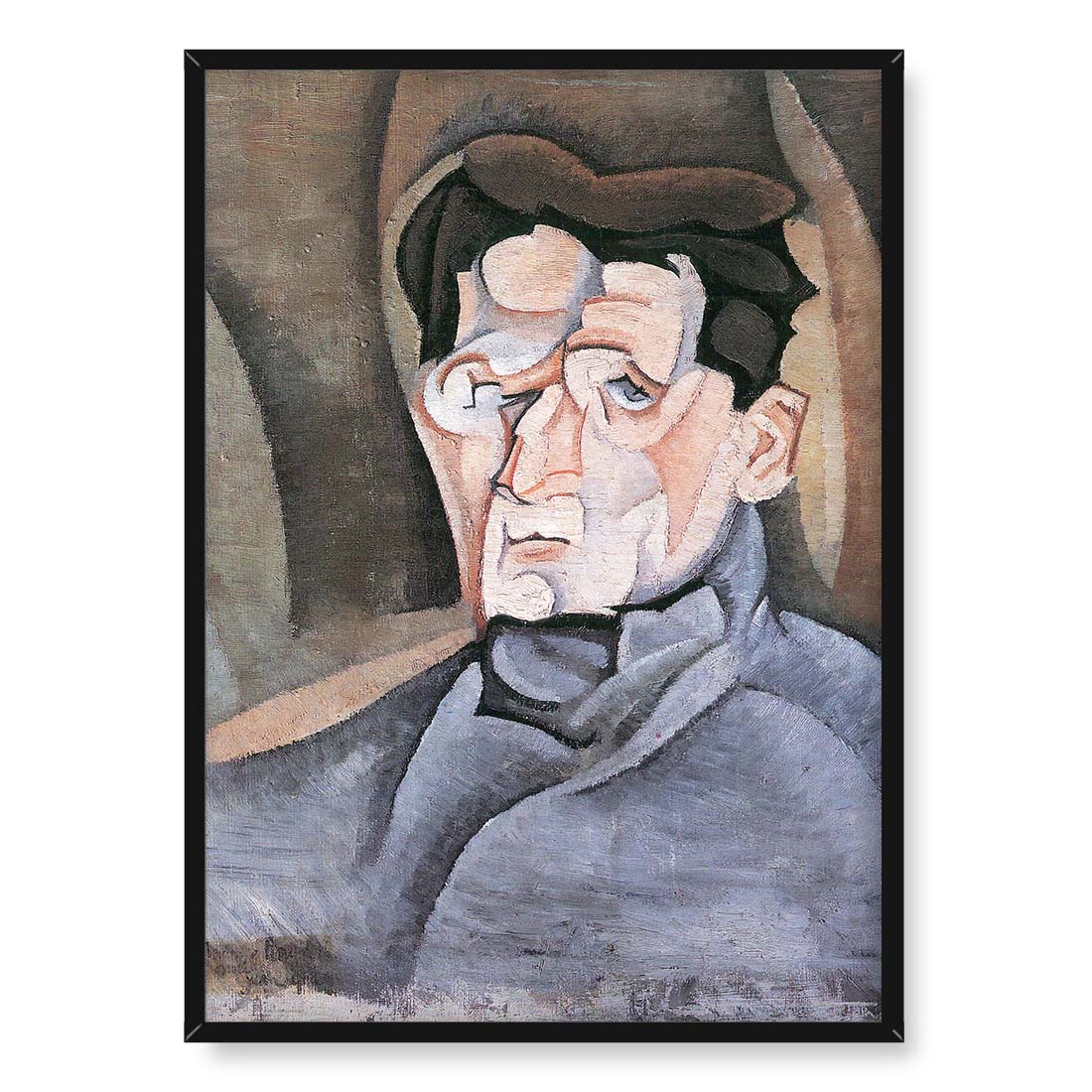 Juan Gris Portret Mauricea Raynala 50x70