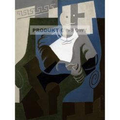 Juan Gris Siedzący Arlekin — produkt cyfrowy do pobrania