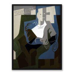 Juan Gris Siedzący Arlekin 30×40