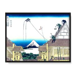 Katsushika Hokusai Sklep przy ulicy Suruga w Edo 36 widoków Fuji 40×30