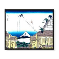 Katsushika Hokusai Sklep przy ulicy Suruga w Edo 36 widoków Fuji 50×40
