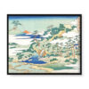 Katsushika Hokusai Święte źródło Jogaku 50×40 w RAMIE