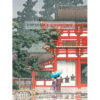 Kawase Hasui Deszcz nad świątynią — produkt cyfrowy do pobrania