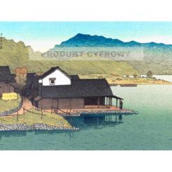 Kawase Hasui Jezioro Kugushi w Wakasa — produkt cyfrowy do pobrania