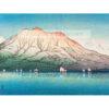 Kawase Hasui Kagoshima Sakurashima — produkt cyfrowy do pobrania