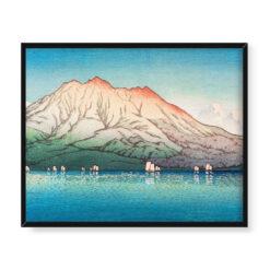 Kawase Hasui Kagoshima Sakurashima 50×40