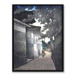 Kawase Hasui Kosho-ji w Etchu Him 30×40