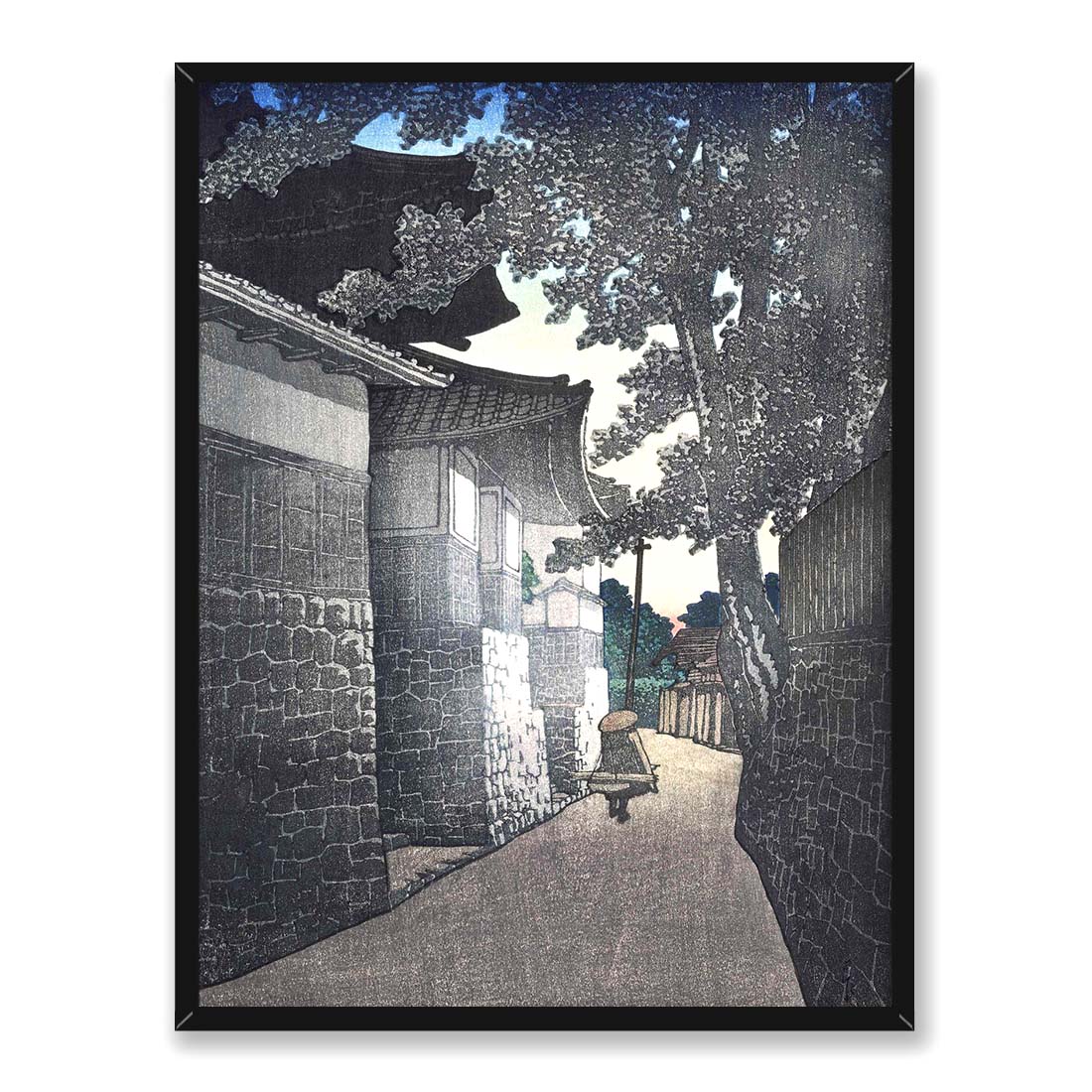 Kawase Hasui Kosho-ji w Etchu Him 30x40 w RAMIE