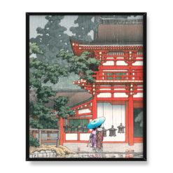 Kawase Hasui Kosho-ji w Etchu Him 40×50