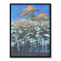 Kawase Hasui Park Hikawa w Omiya 30×40