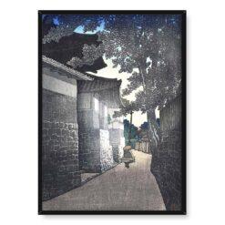 Kawase Hasui Park Hikawa w Omiya 50×70