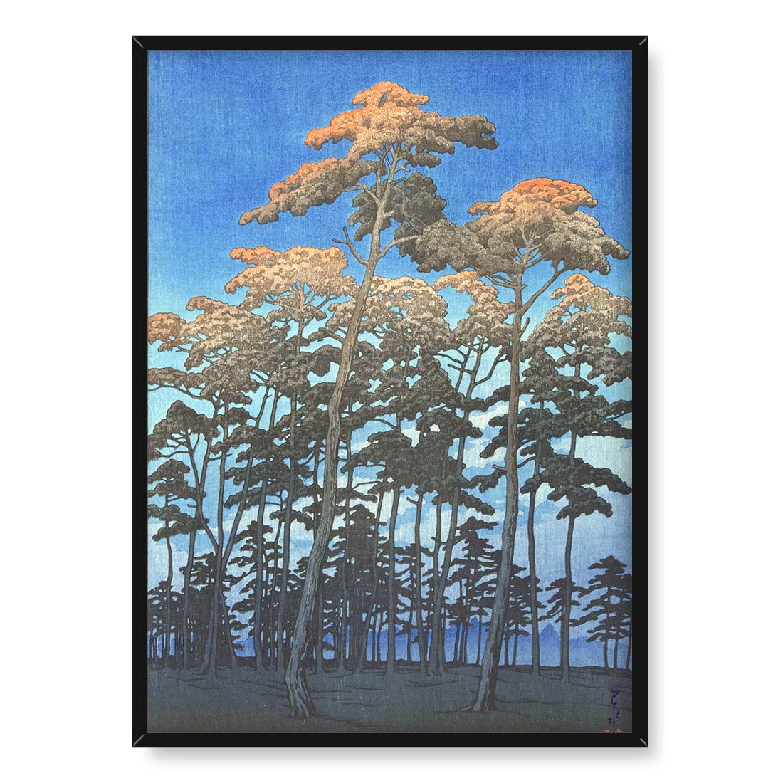 Kawase Hasui Port Ogi na Sado 50x70
