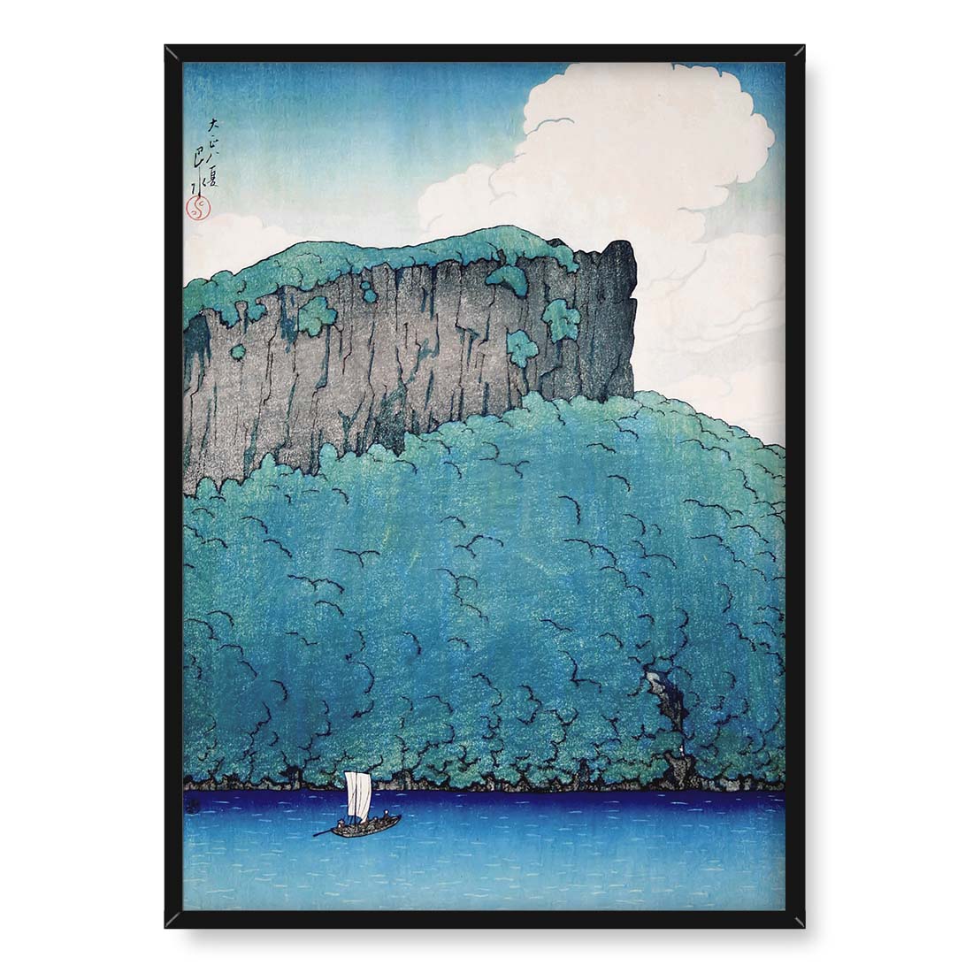 Kawase Hasui Senjomaku nad jeziorem Towada 50x70