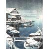 Kawase Hasui Śnieg w Mukojima — produkt cyfrowy do pobrania