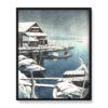 Kawase Hasui Śnieg w Mukojima 40×50