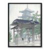 Kawase Hasui Świątynia Zensetsu w Sanshū 30×40 w RAMIE Kawase Hasui Świątynia Zensetsu w Sanshū 30×40 w RAMIE
