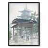 Kawase Hasui Świątynia Zensetsu w Sanshū 50×70 Kawase Hasui Świątynia Zensetsu w Sanshū 50×70