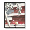 Kawase Hasui Świątynia Zojo w Shiba Tokio 40×50