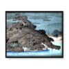 Kawase Hasui Wieczorny deszcz nad Matsunoshima 50×40 w RAMIE Kawase Hasui Wieczorny deszcz nad Matsunoshima 50×40 w RAMIE