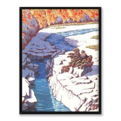 Kawase Hasui Wybór pejzaży Japonii Nezame w Kiso 30×40
