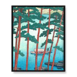 Kawase Hasui Zimowy Rankyo 40×50