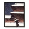 Kawase Hasui Zojo-ji w śniegu 40×50 Kawase Hasui Zojo-ji w śniegu 40×50