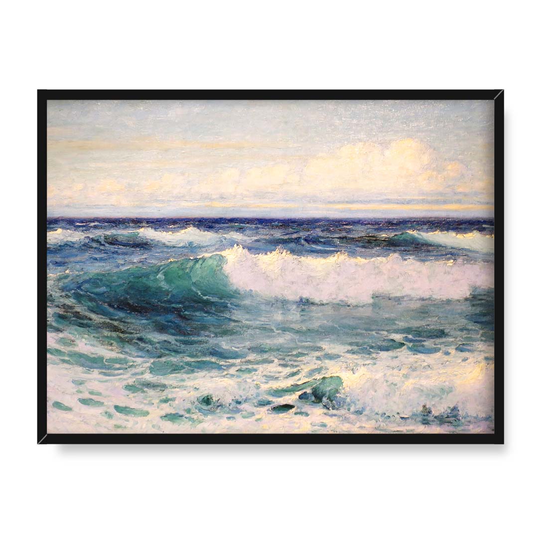 Lionel Walden Hawajski pejzaż morski 2 40x30 w RAMIE