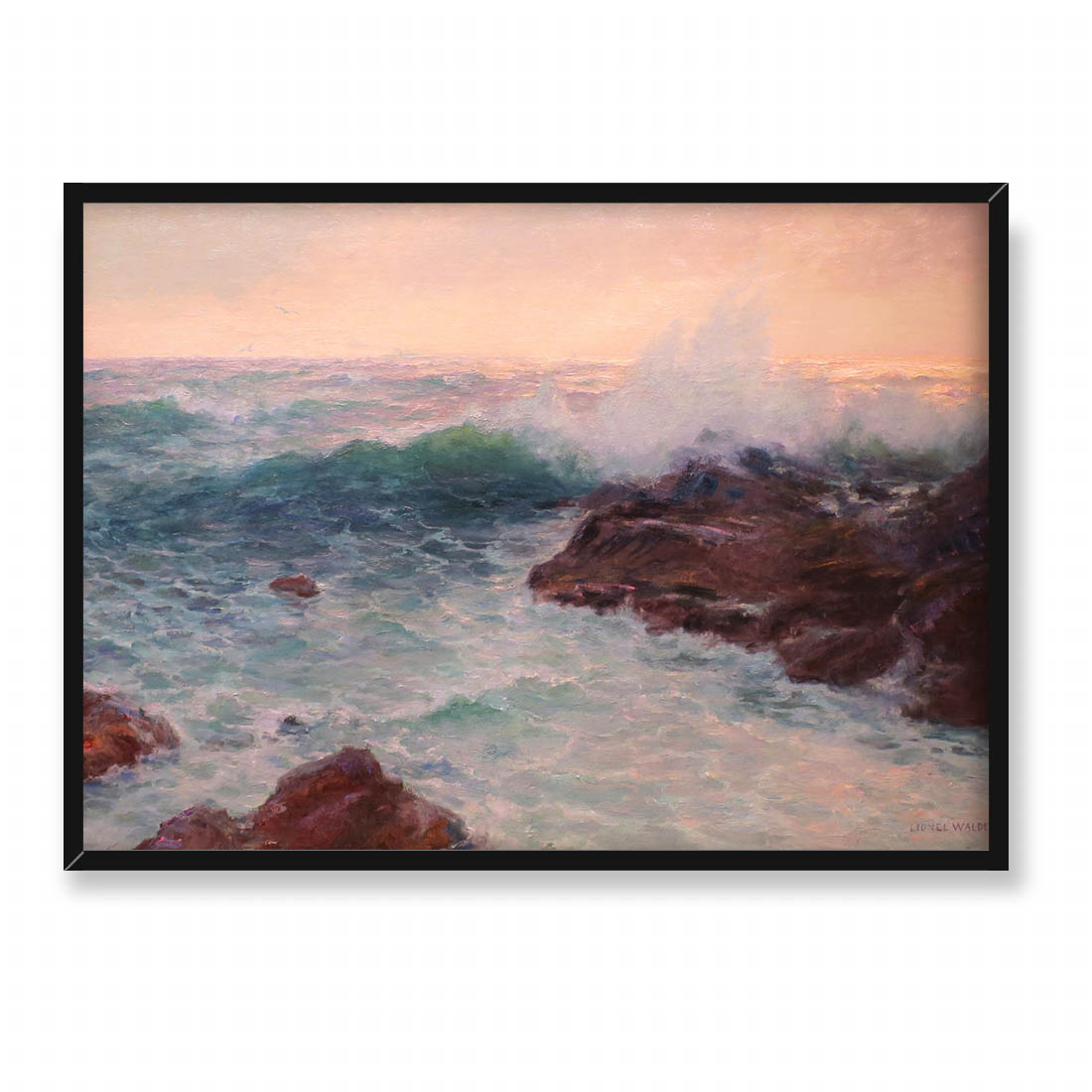 Lionel Walden Hawajski pejzaż morski 70x50