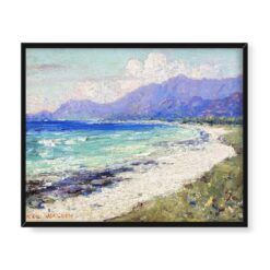 Lionel Walden Hawajski pejzaż nadmorski 50×40