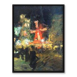 Ludwik de Laveaux Moulin Rouge w Paryżu 30×40