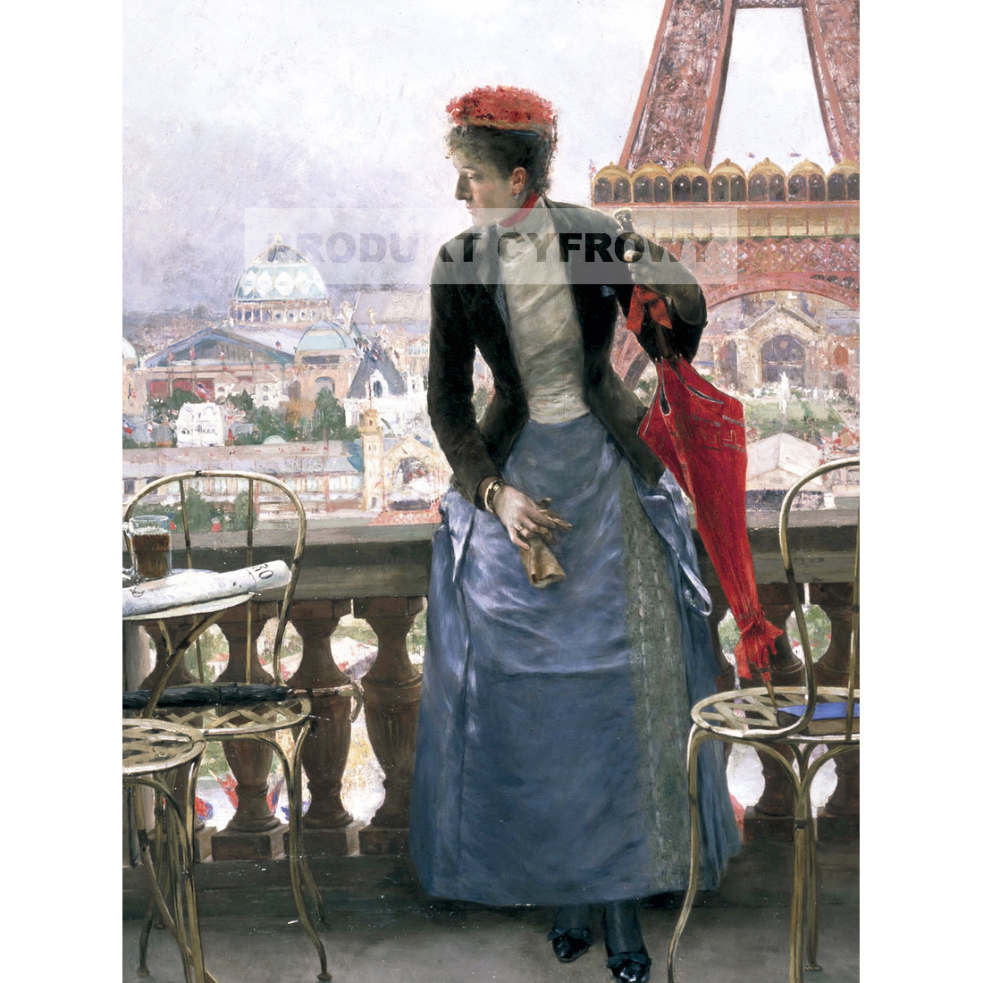 Luis Jimenez Aranda Dama na Wystawie Paryskiej — produkt cyfrowy do pobrania