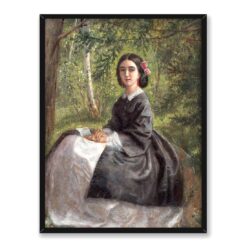 Marie Bracquemond Domniemany autoportret artystki 30×40