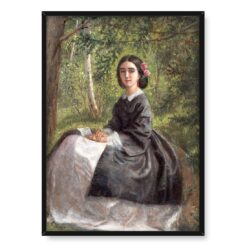 Marie Bracquemond Domniemany autoportret artystki 50×70